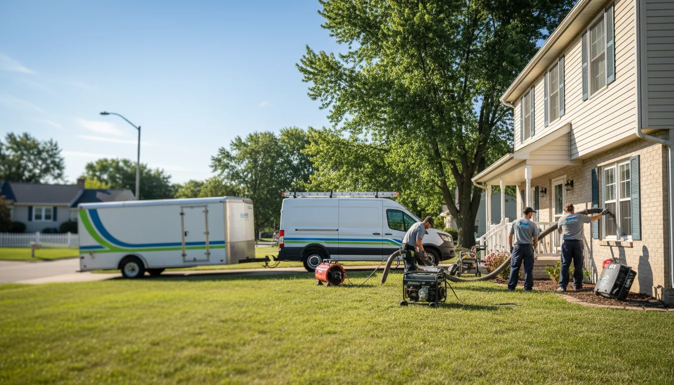 Flooded Basement Restoration And Cleanup With Repair in Hessel, MI near me